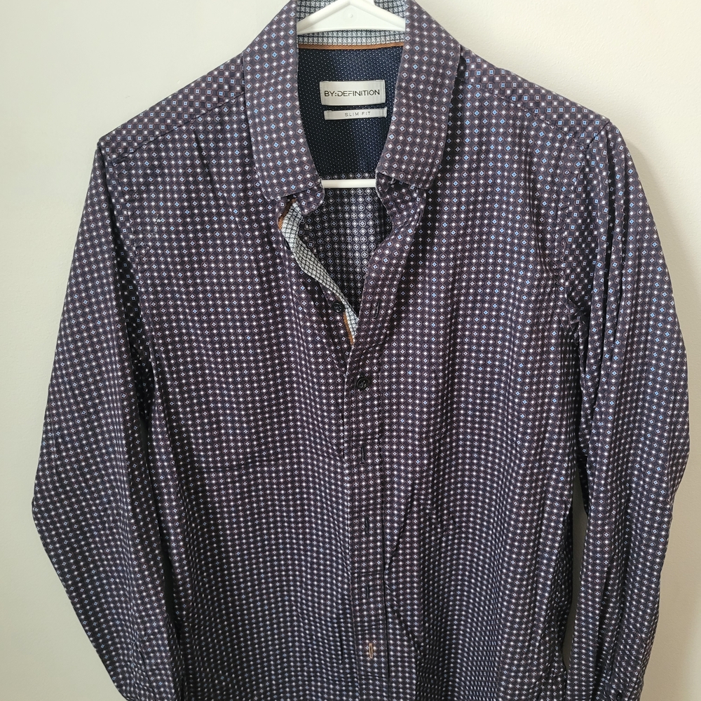 Men's Blue Checkered Shirt